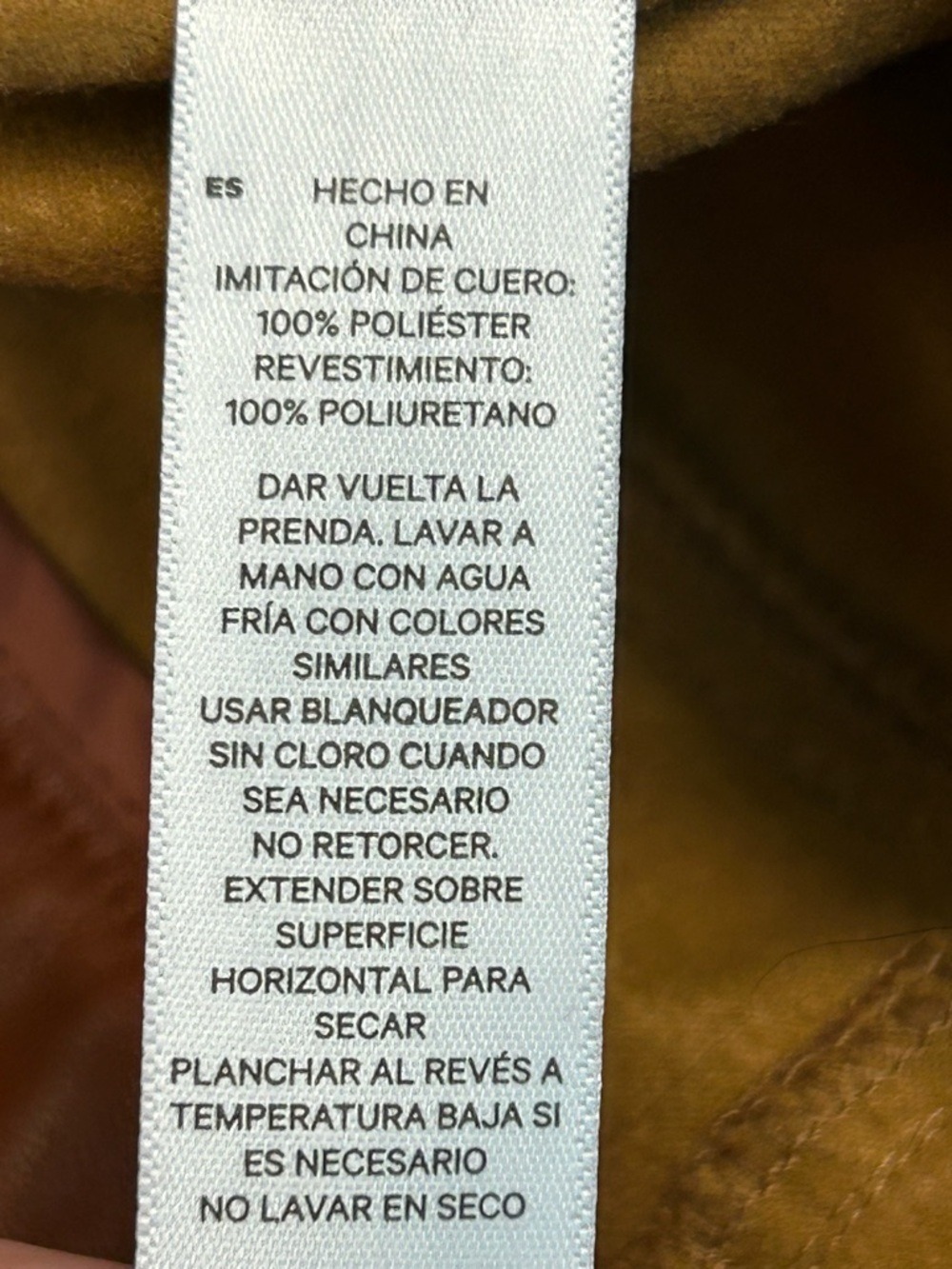 Joe fresh rust brown burnt orange fauxl leather vegan straight leg pants 8 NWOT - Picture 12 of 13